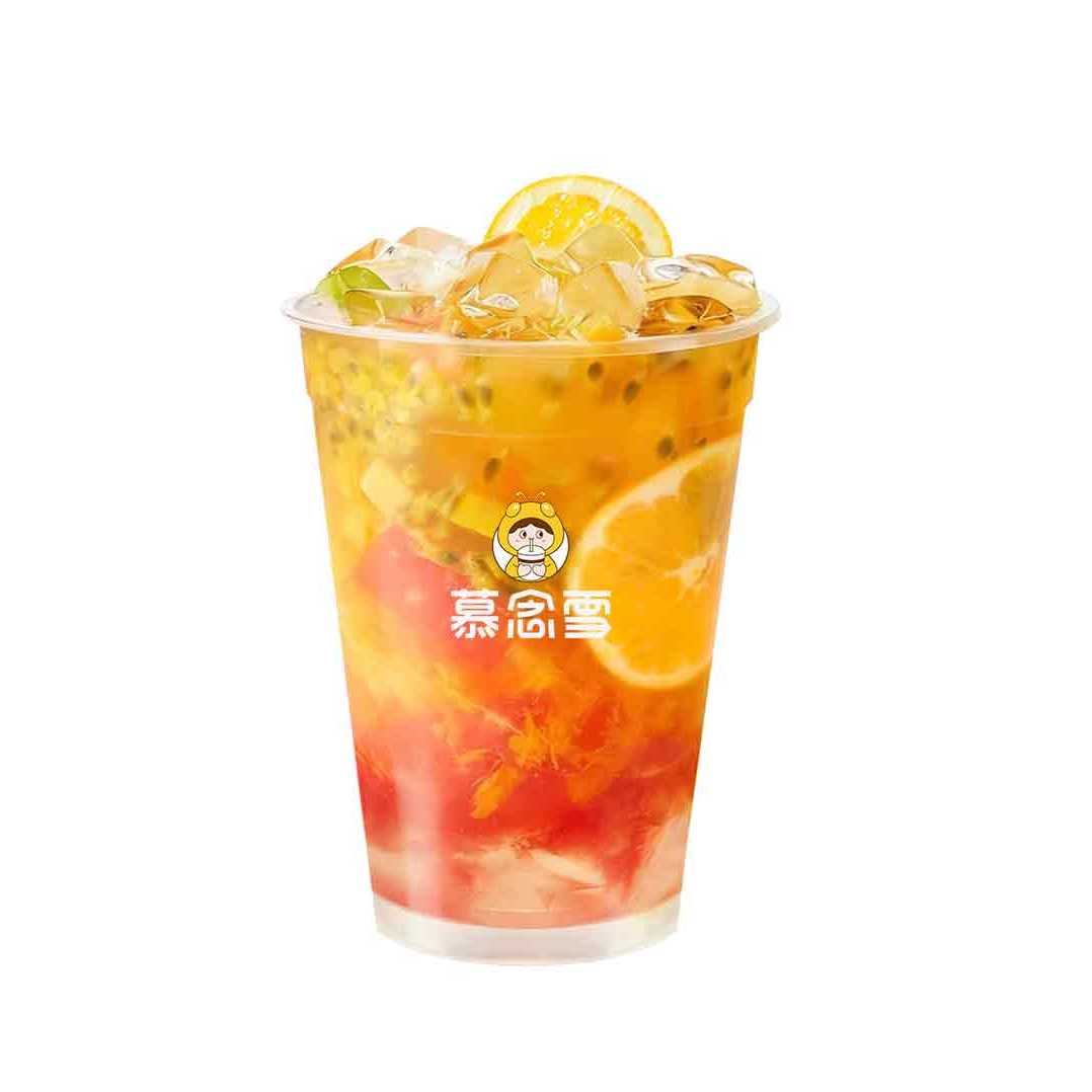 凤梨百香水果茶