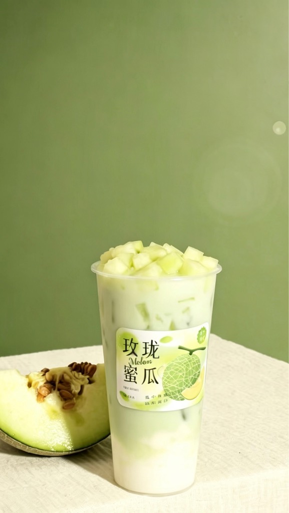 玫珑蜜瓜奶绿