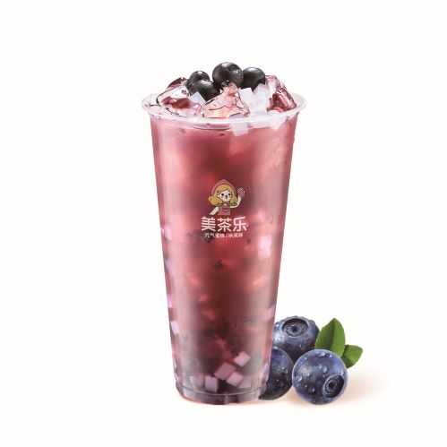 蓝莓果粒茶