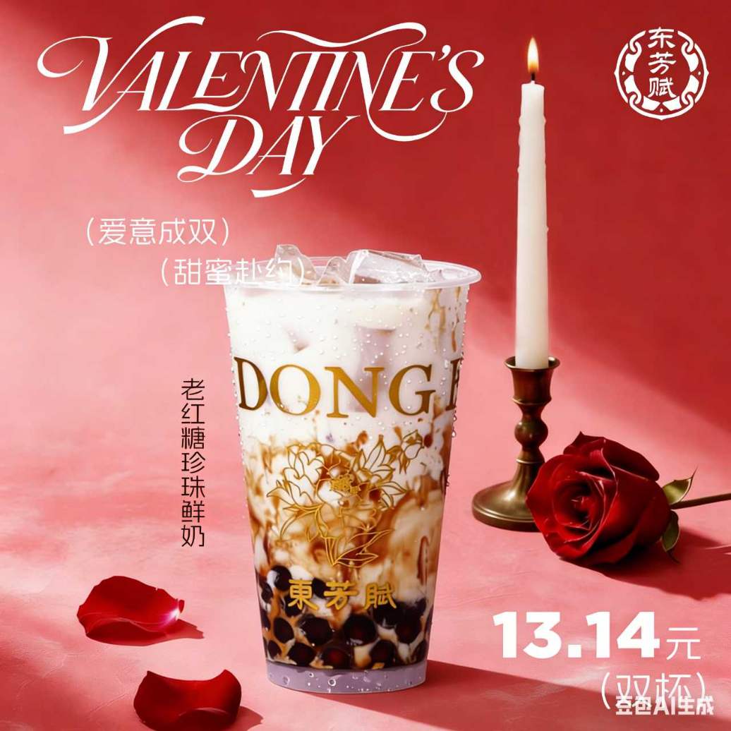 老红糖珍珠奶茶双杯