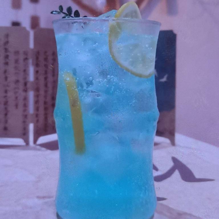 海盐柠檬水