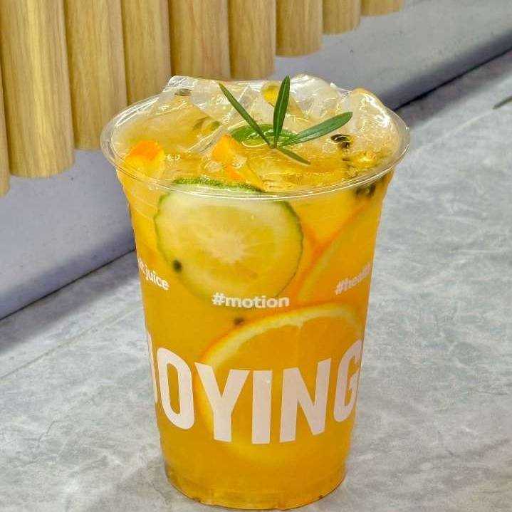 香橙百香果茶