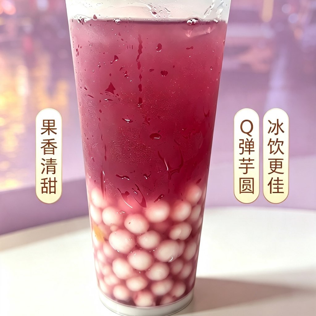 葡萄小芋圆