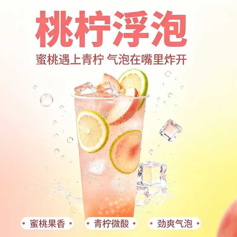 桃柠浮泡