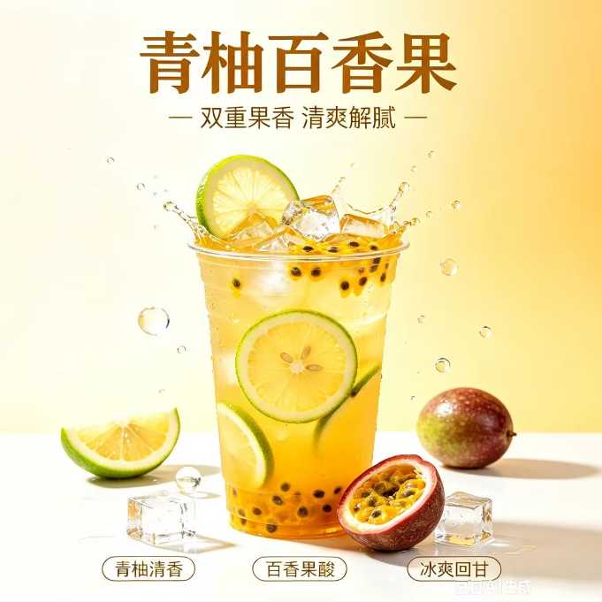 青柚百香果