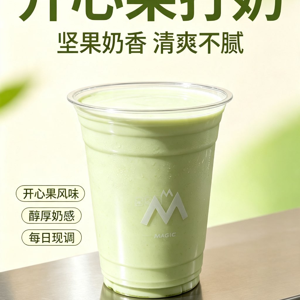 开心果打奶