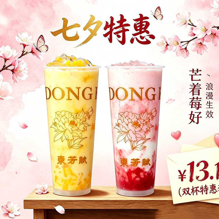 七夕双杯(芒着莓好)