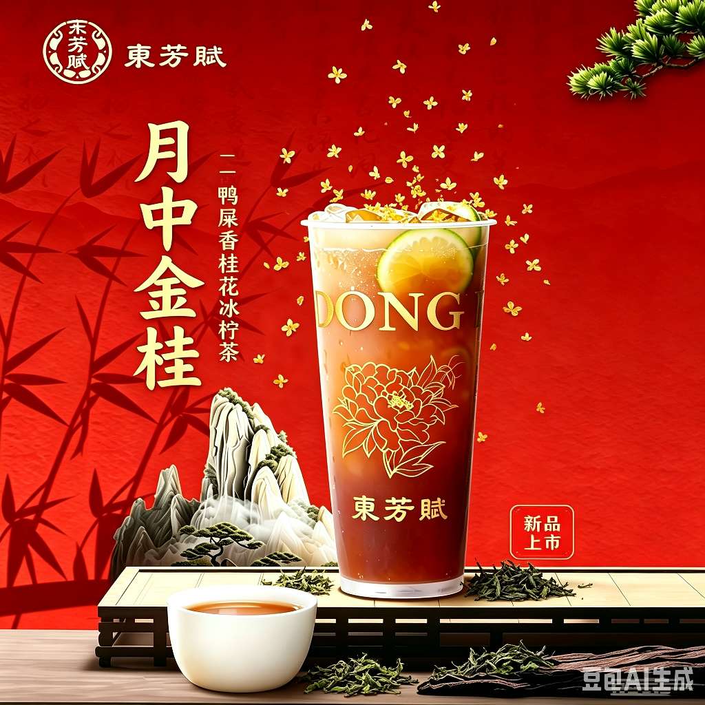 月中金桂（鸭屎香桂花冰柠茶）