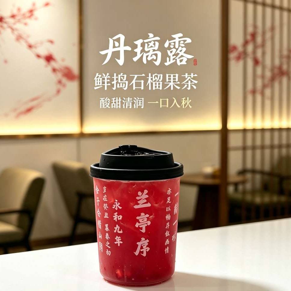 丹璃露（石榴·茉莉冰茶）