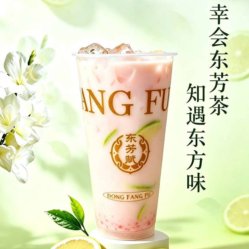 柠香草莓冰奶(新品)