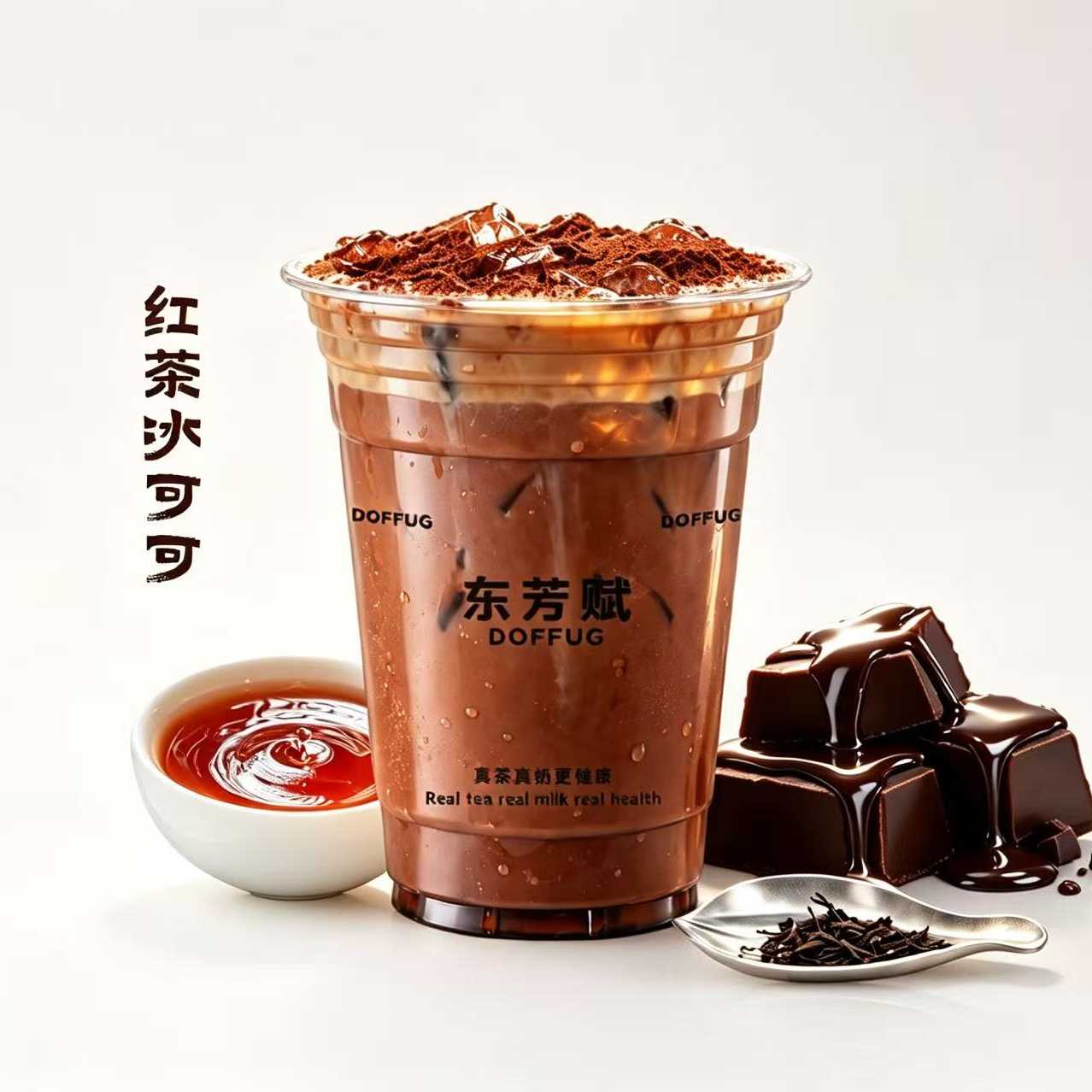 红茶冰可可