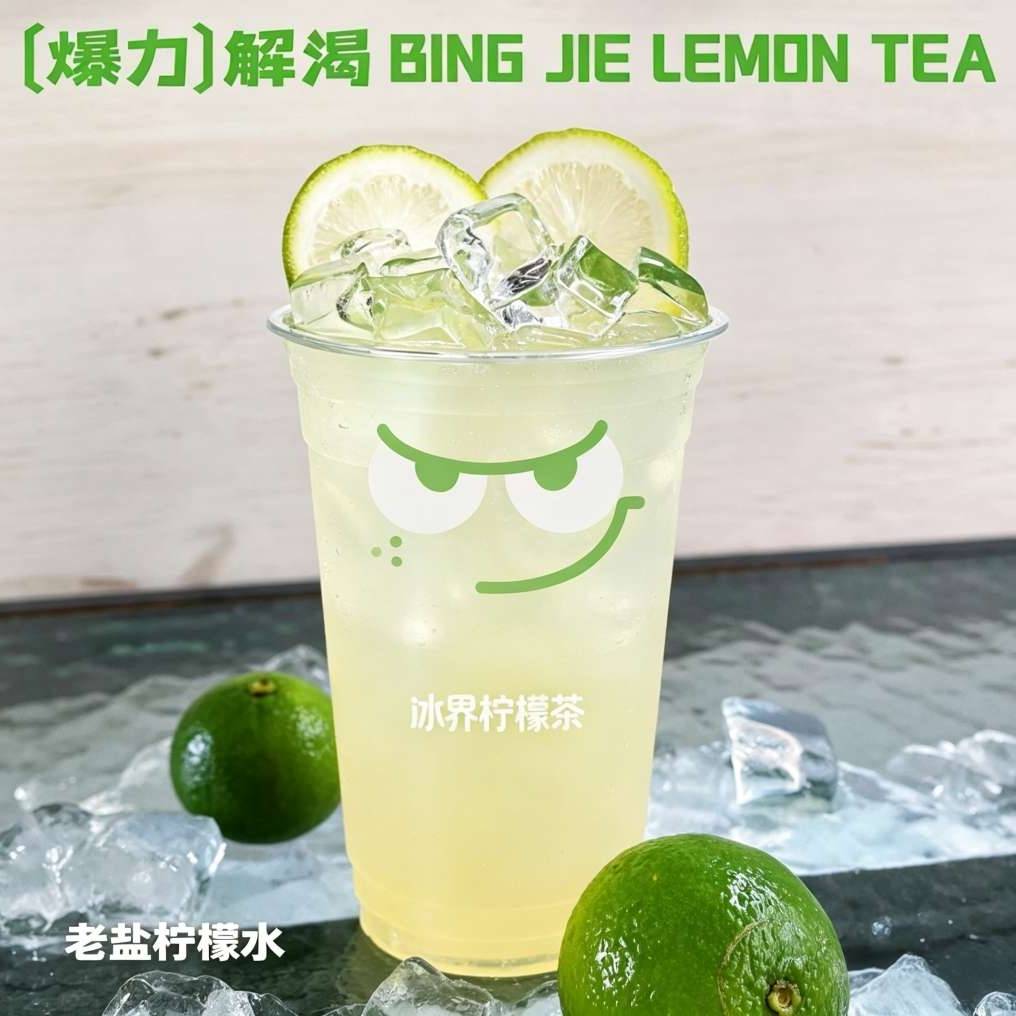 老盐柠檬水