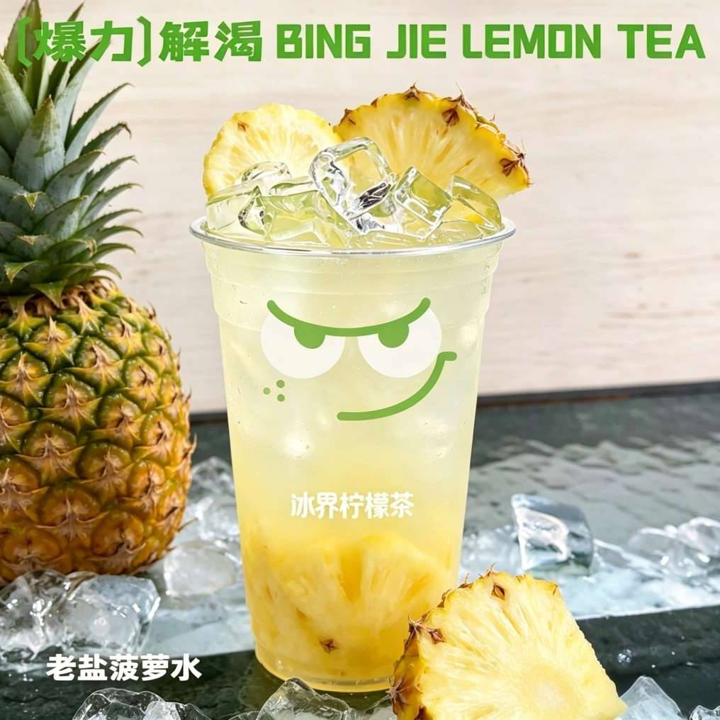 老盐菠萝水