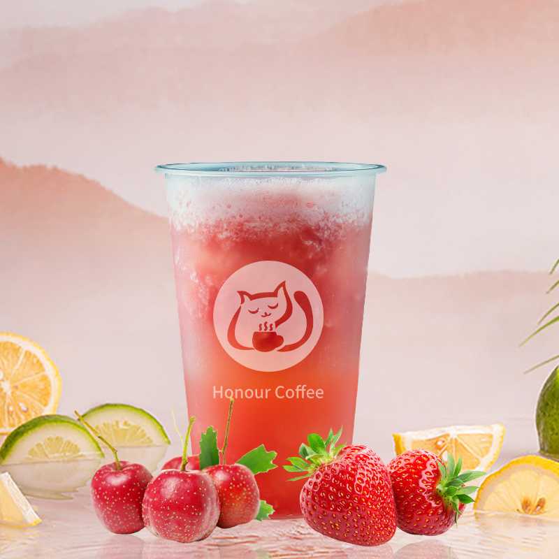 山楂草莓茶