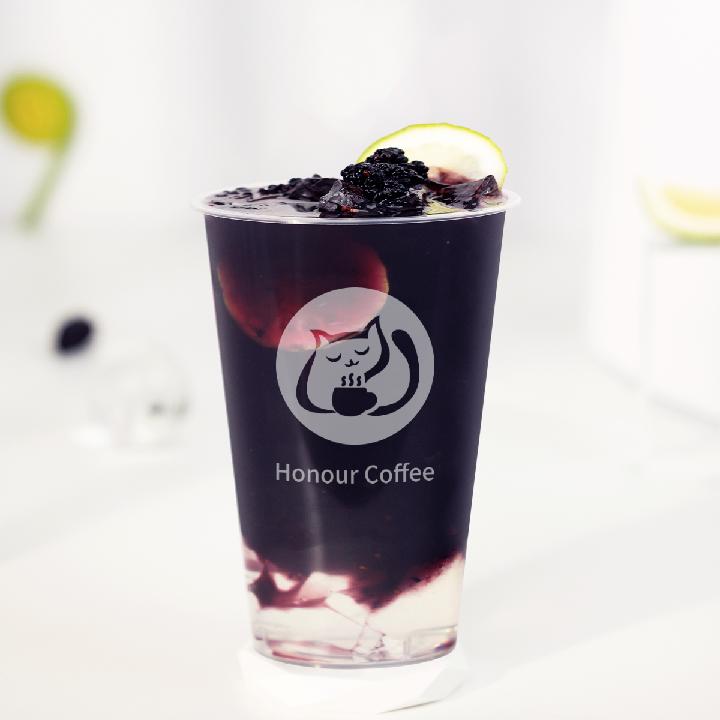 桑椹柠檬茶