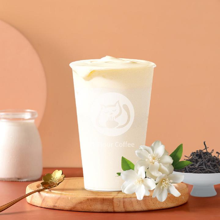 桂花酒酿轻乳茶