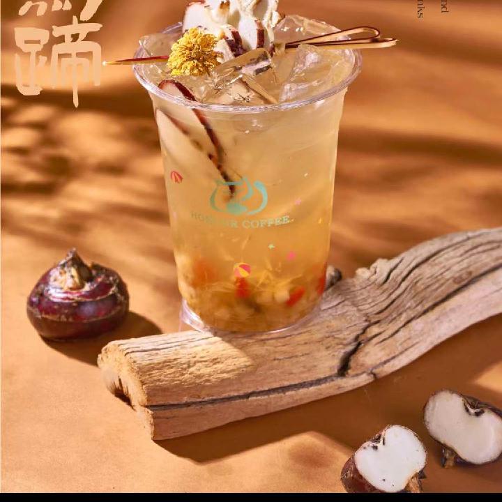 菊花马蹄冰茶