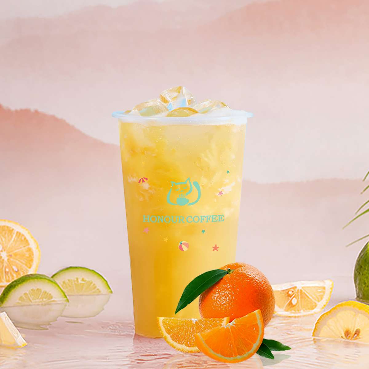 橙 C 鲜果茶