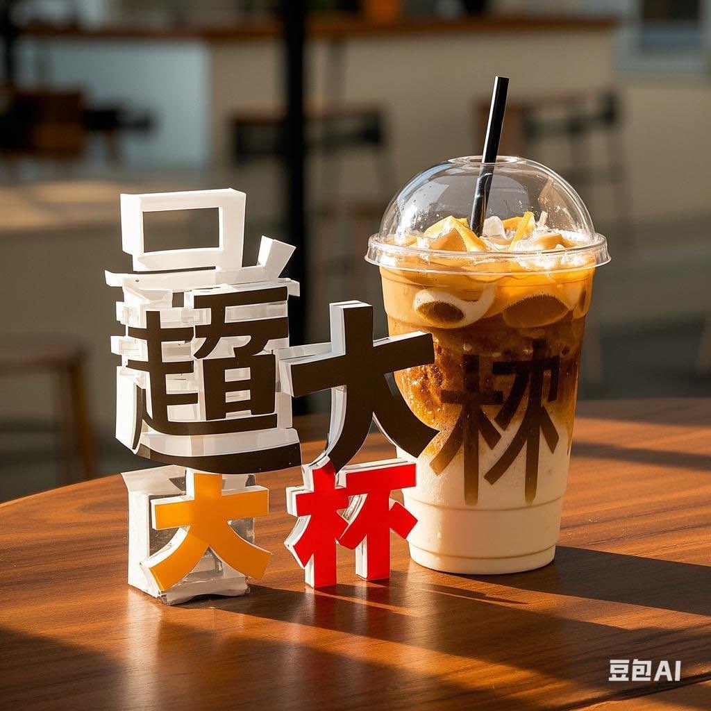 超大杯奶茶