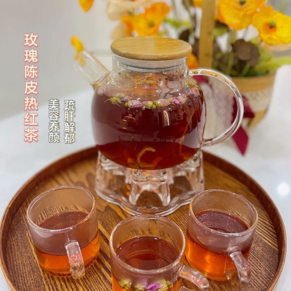 玖瑰陈皮元气茶