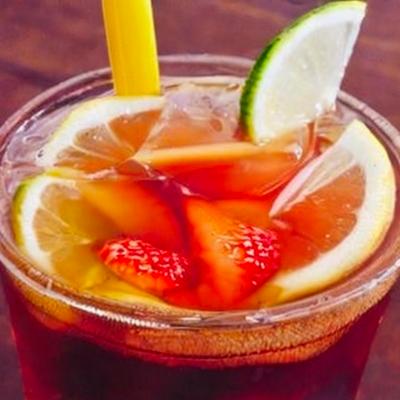 草莓檸冰茶(很酸)