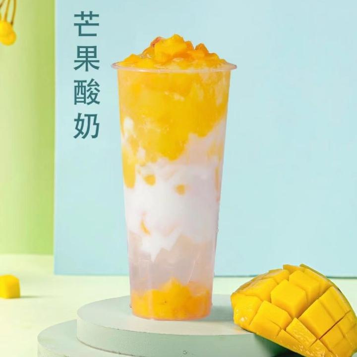 芒果益菌酸奶