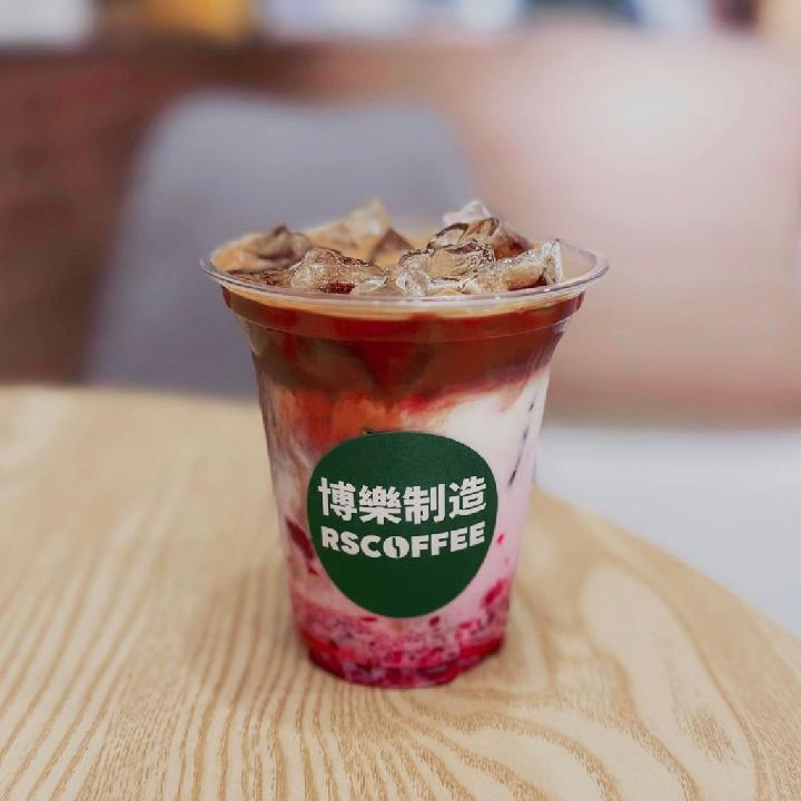 草莓絲絨拿鐵