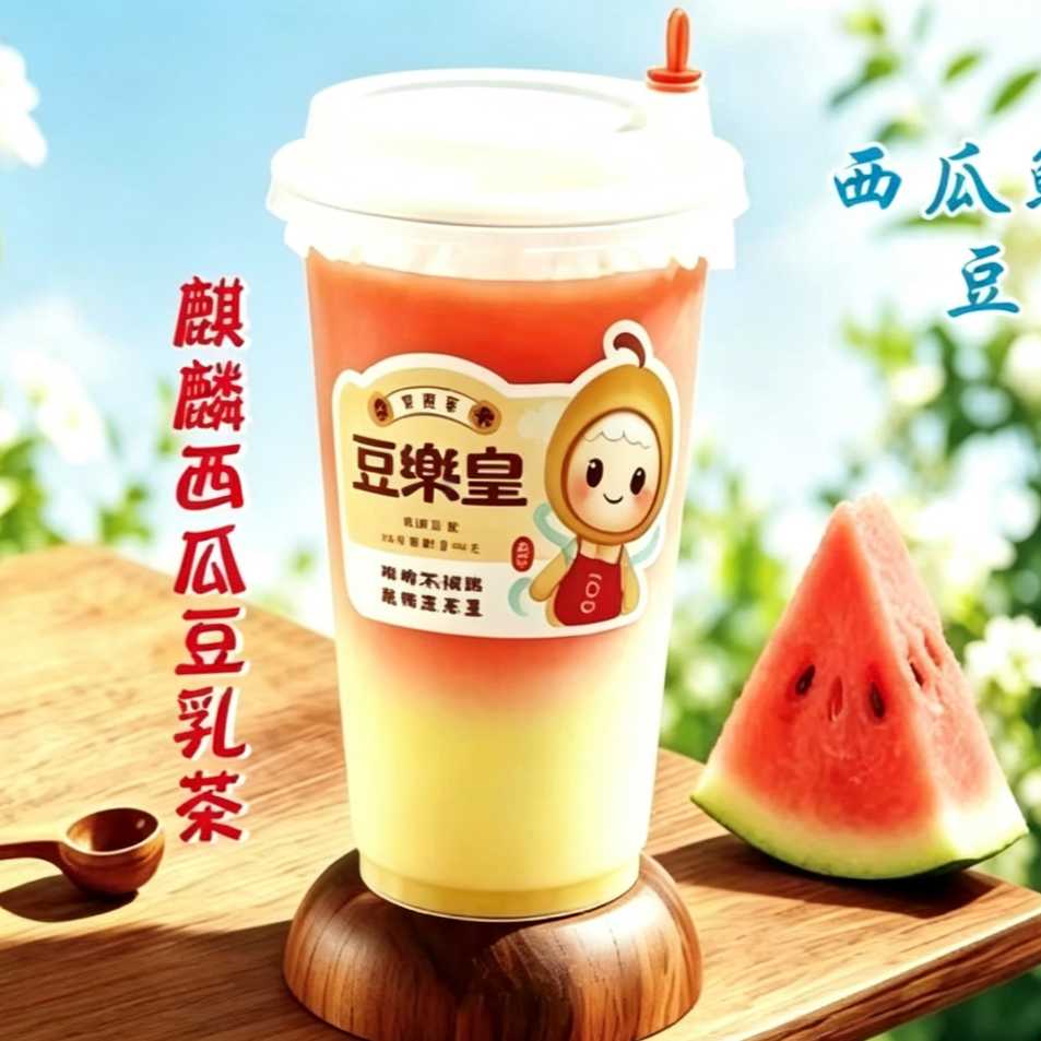 麒麟西瓜豆乳茶