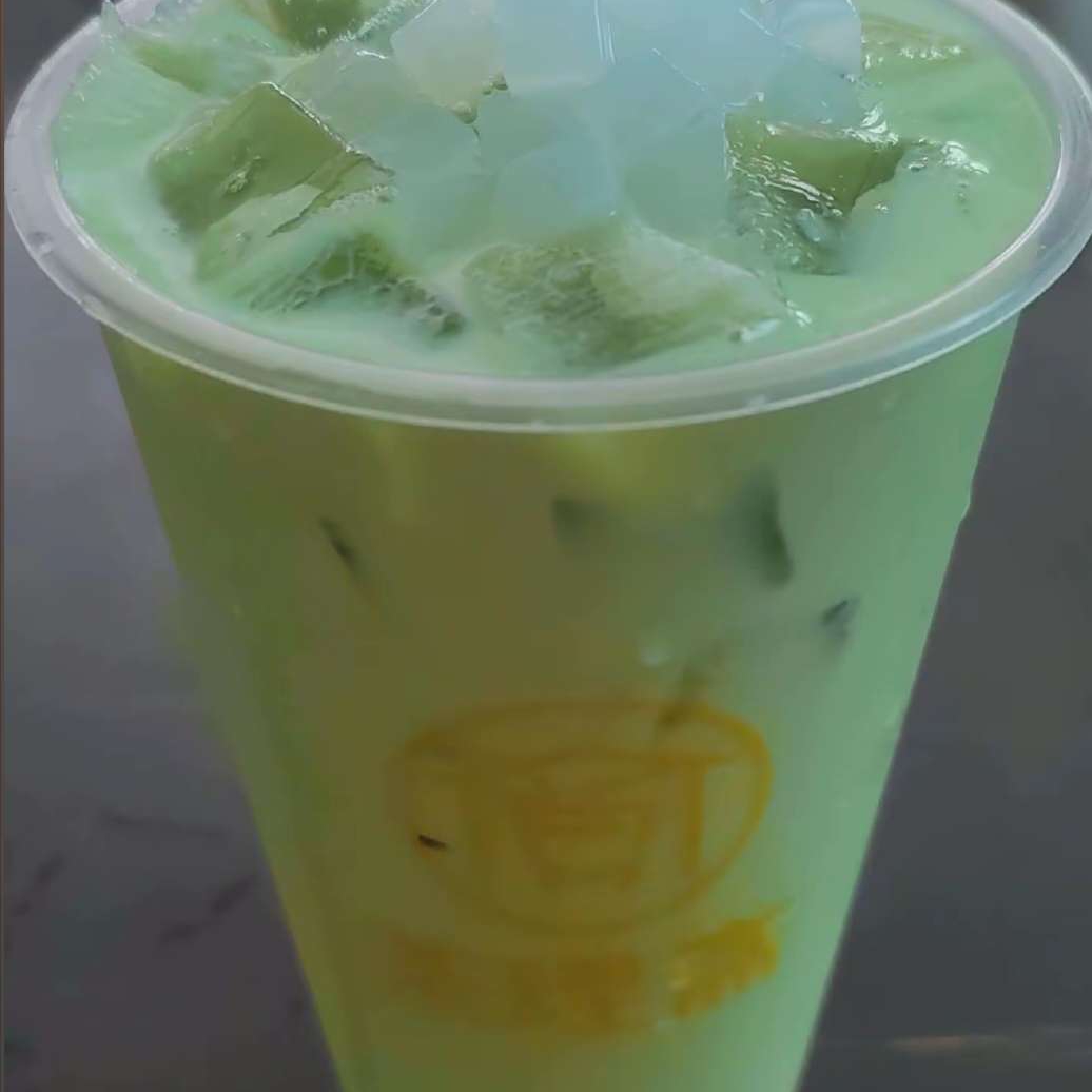 椰果抹茶