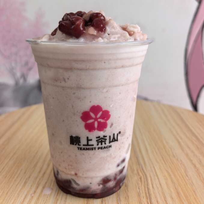 红豆牛乳冰