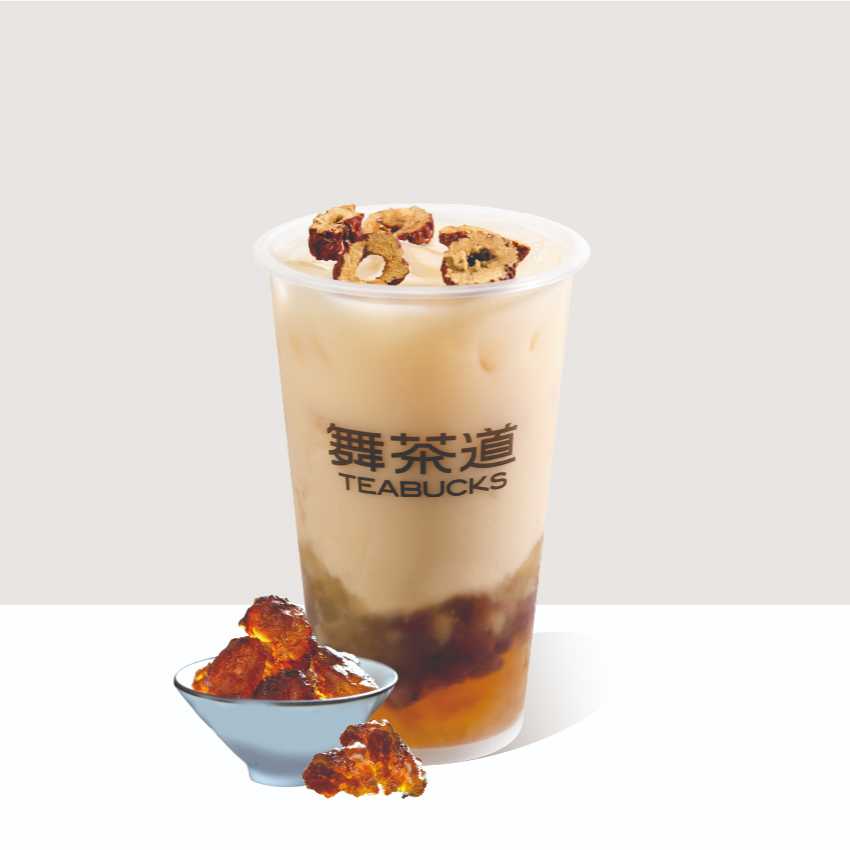 桃胶银耳奶茶