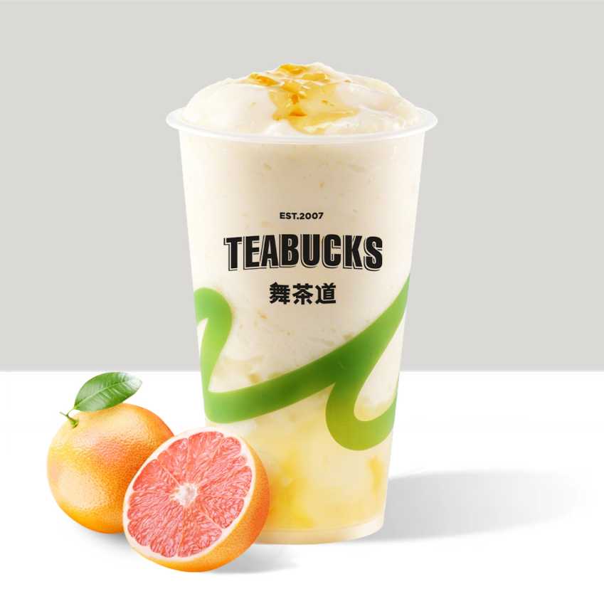 蜂蜜柚子冰沙